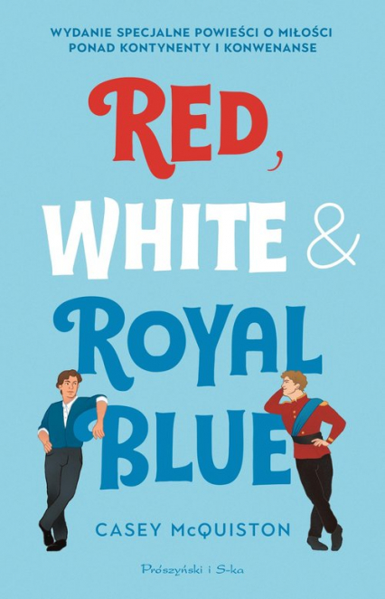 Red White & Royal Blue - Casey McQuiston | okładka