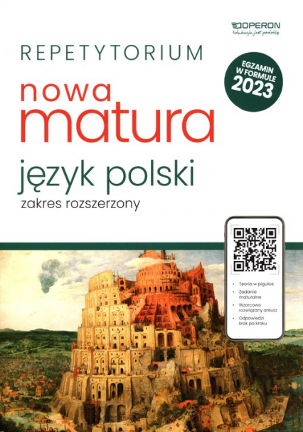Nowa Matura 2023 Język polski Repetytorium Zakres rozszerzony Szkoła ponadpodstawowa - Aleksandra Marzec | okładka