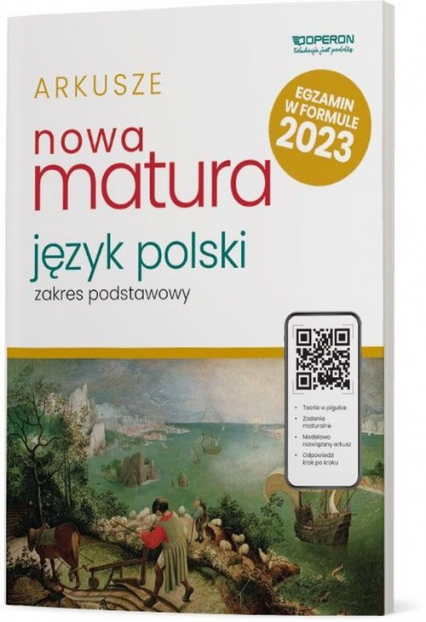 Arkusze maturalne Matura 2024 Język polski Zakres podstawowy - Aleksandra Marzec | okładka
