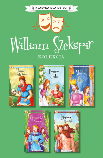 Pakiet William Szekspir Tomy 1-5 - Szekspir William | okładka