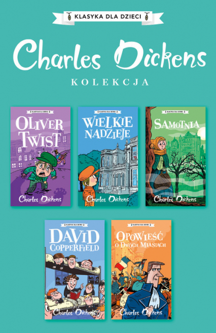 Pakiet Charles Dickens Tomy 1-5 - Charles Dickens | okładka