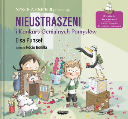 Nieustraszeni i Konkurs Genialnych Pomysłów - Elsa Punset | okładka