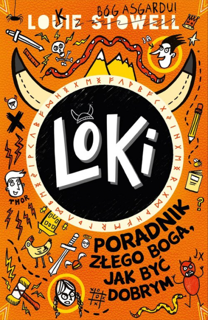 Loki Poradnik złego boga, jak być dobrym - Louie Stowell | okładka