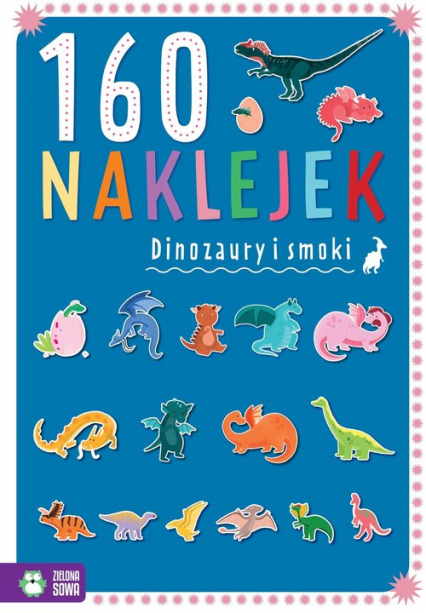 160 naklejek Dinozaury i smoki -  | okładka