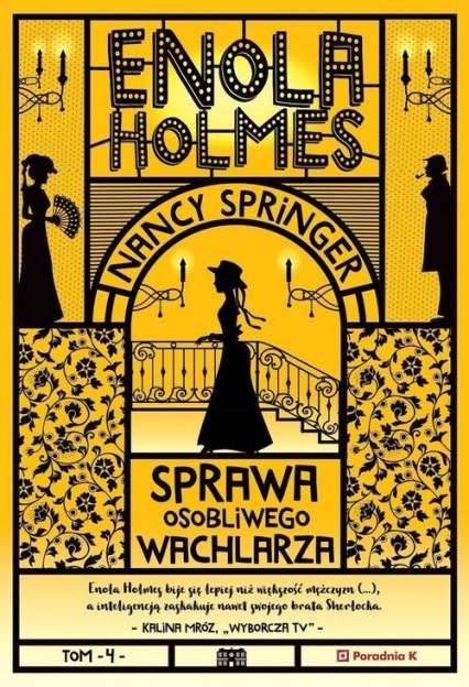 Enola Holmes Sprawa osobliwego wachlarza - Nancy Springer | okładka