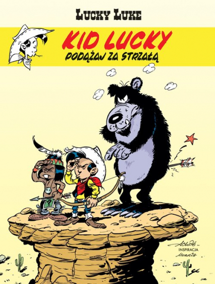 Lucky Luke Kid Lucky Podążaj za strzałą Tom 4 - Achde | okładka