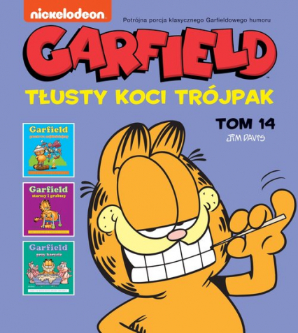Garfield Tłusty koci trójpak Tom 14 - Jim Davis | okładka