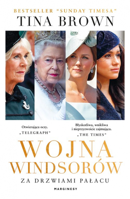 Wojna Windsorów Za drzwiami pałacu - Tina Brown | okładka