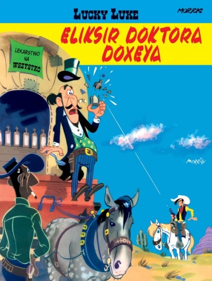 Lucky Luke Eliksir doktora Doxeya Tom 7 - Morris | okładka