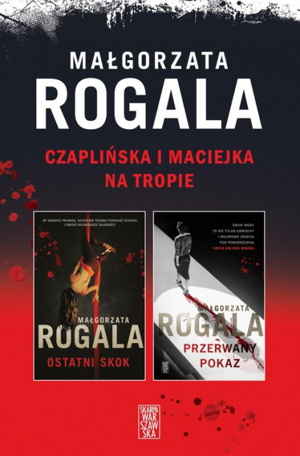 Pakiet Czaplińska i Maciejka na tropie - Małgorzata Rogala | okładka