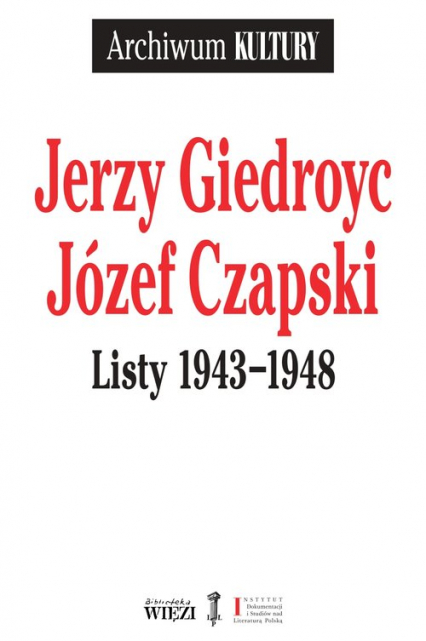 Listy 1943-1948 - Giedroyc Jerzy, Józef Czapski | okładka