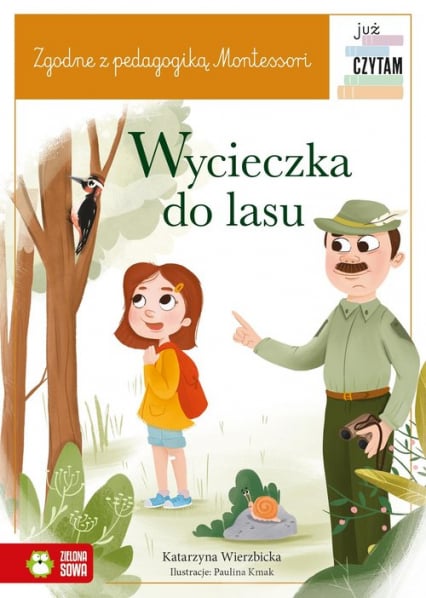 Już czytam Montessori Wycieczka do lasu - Katarzyna Wierzbicka | okładka