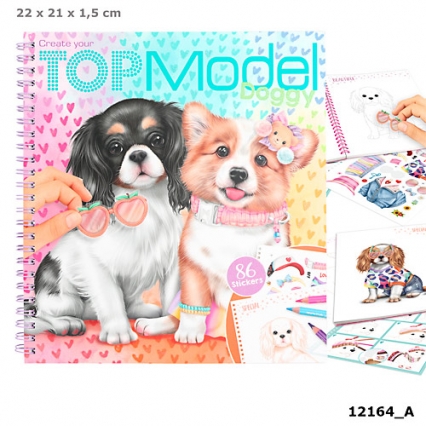 Szkicownik Doggy TOP Model z naklejkami 12164A
 -  | okładka