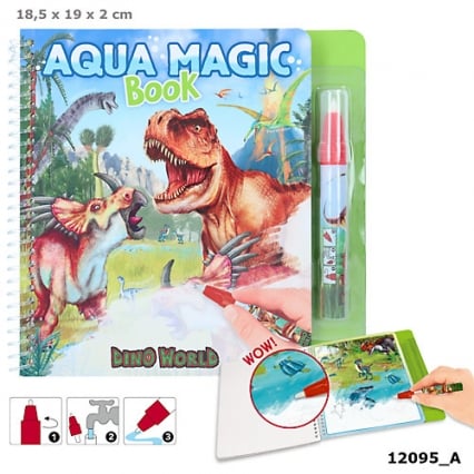 Kolorowanka Aqua Magic Dino World 12095A
 -  | okładka