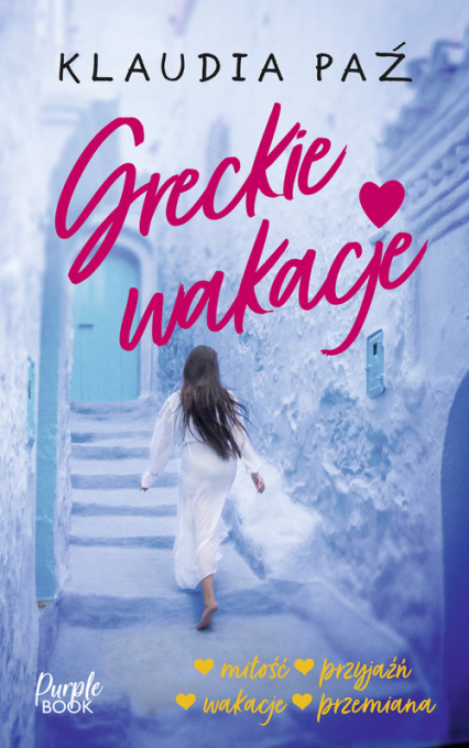 Greckie wakacje WIELKIE LITERY - Klaudia Paź | okładka