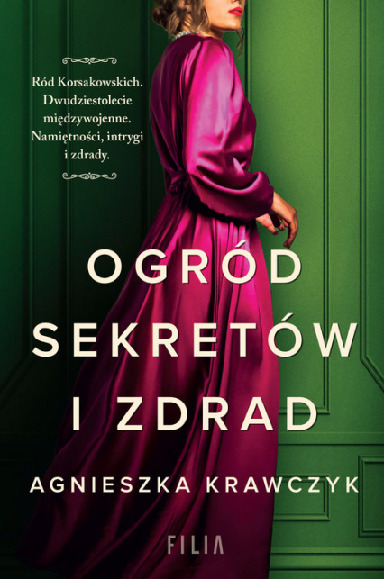 Ogród sekretów i zdrad Wielkie Litery - Agnieszka Krawczyk | okładka