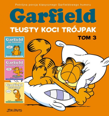 Garfield Tłusty koci trójpak Tom 3 - Jim Davis | okładka