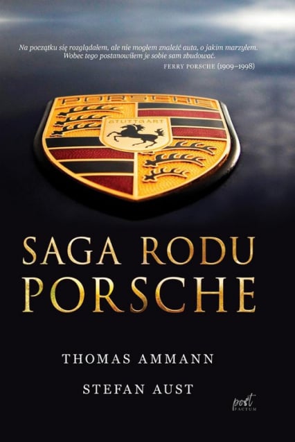 Saga rodu Porsche - Ammann Thomas, Aust Stefan | okładka