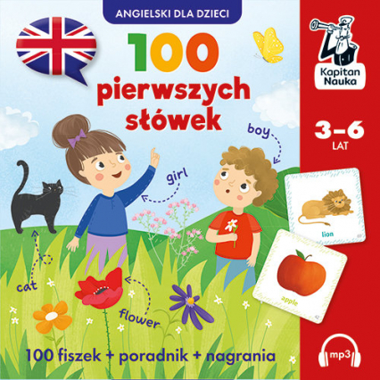 Angielski dla dzieci 100 pierwszych słówek - Leszczyńska Ewa | okładka