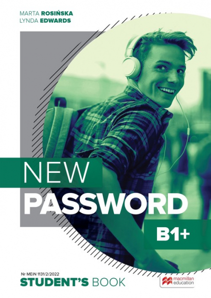 New Password B1+ Student's Book Liceum technikum - Edwards Lynda, Rosinska Marta | okładka