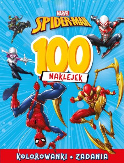 100 naklejek. Marvel Spider-Man - Praca zbiorowa | okładka