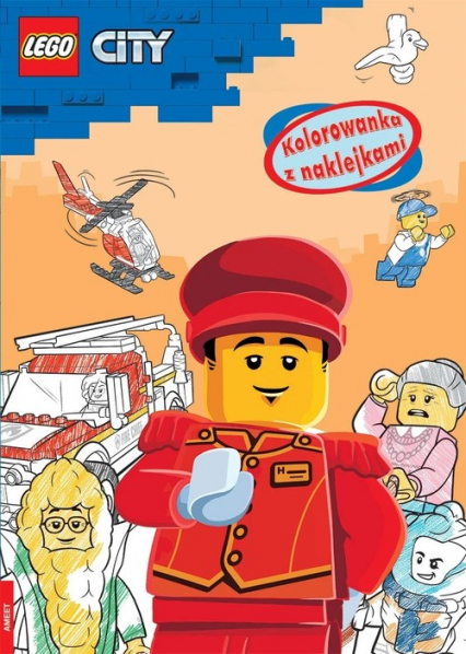 Lego City Kolorowanka Z Naklejkami -  | okładka