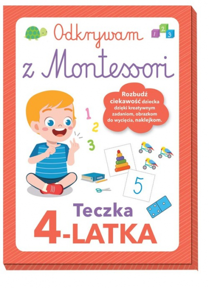 Odkrywam z Montessori Teczka 4-latka -  | okładka