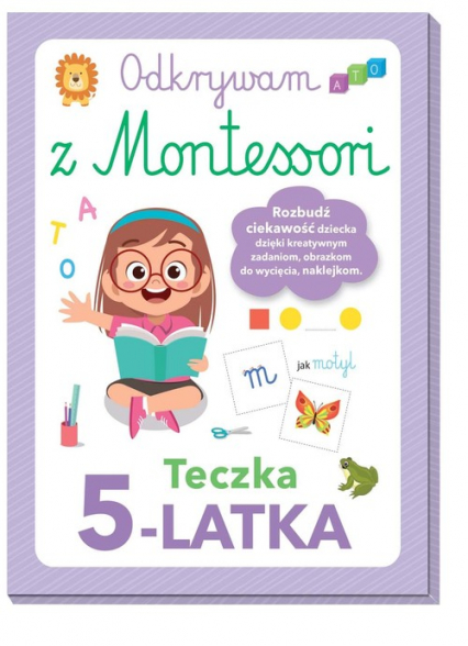 Odkrywam z Montessori Teczka 5-latka -  | okładka