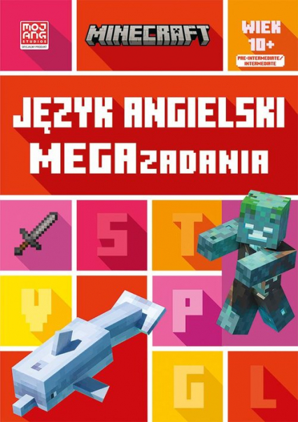 Minecraft Język angielski Megazadania 10+ - Goulding Jon, Whitehead Dan | okładka