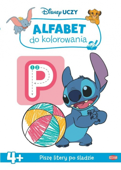 Disney Uczy Classic Alfabet do kolorowania -  | okładka