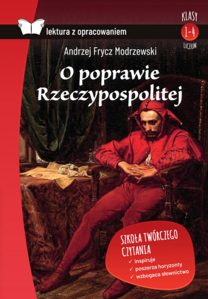 O poprawie Rzeczypospolitej Lektura z opracowaniem - Frycz Modrzewski Andrzej | okładka