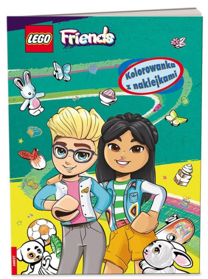 LEGO Friends Kolorowanka z naklejkami -  | okładka