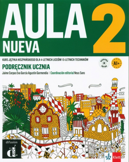 Aula Nueva 2 Język hiszpański Podręcznik Liceum technikum -  | okładka