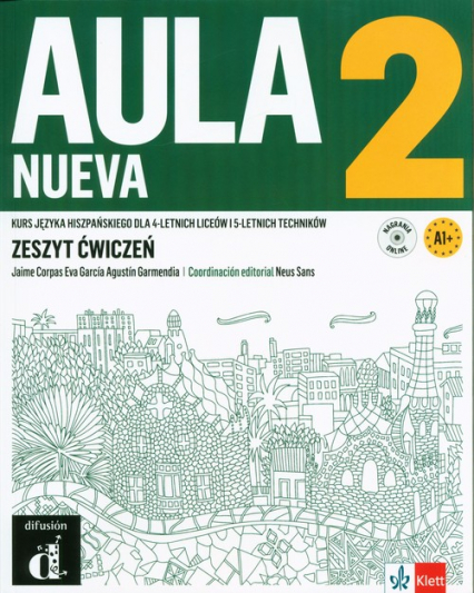 Aula Nueva 2 Język hiszpański Zeszyt ćwiczeń Liceum technikum -  | okładka