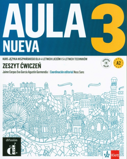 Aula Nueva 3 Język hiszpański Zeszyt ćwiczeń Liceum technikum -  | okładka