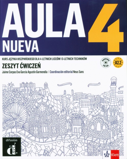 Aula Nueva 4 Język hiszpański Zeszyt ćwiczeń Liceum Technikum -  | okładka