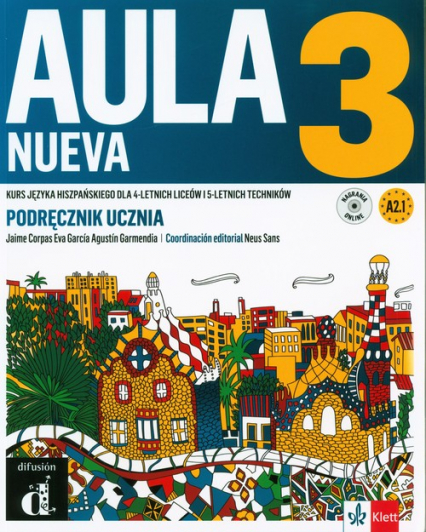 Aula Nueva 3 Język hiszpański Podręcznik Liceum technikum -  | okładka