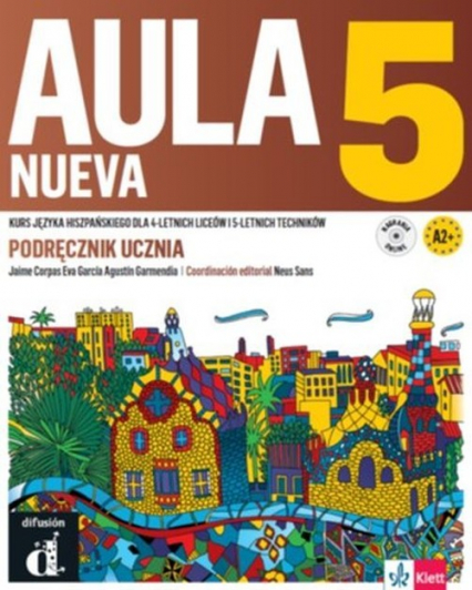 Aula Nueva 5 Język hiszpański Podręcznik - Corpas Jaime, Garcia Eva, Garmendia Agustin | okładka