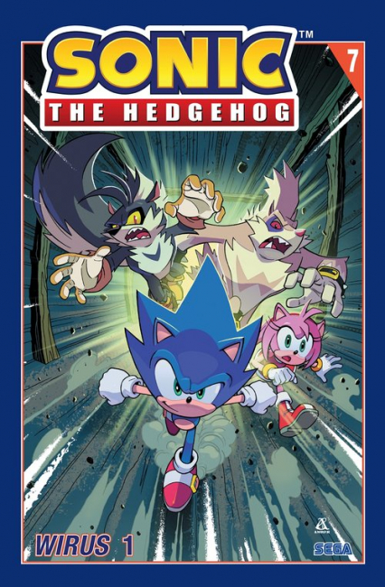 Sonic the Hedgehog T.7 Wirus 1
 - Ian Flynn,Tracy Yardley,Adam Bryce Thomas | okładka
