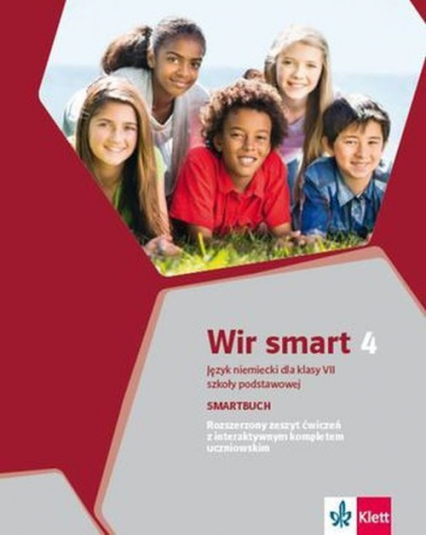 Wir Smart 4 klasa 7 Język niemiecki Rozszerzony zeszyt ćwiczeń z interaktywnym kompletem uczniowskim - Giorgio Motta | okładka