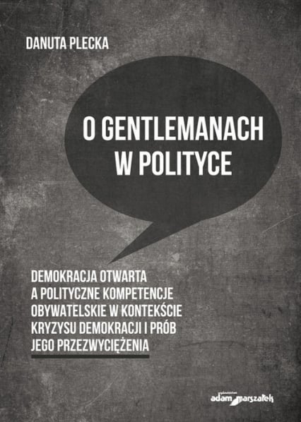 O gentlemanach w polityce - Danuta Plecka | okładka
