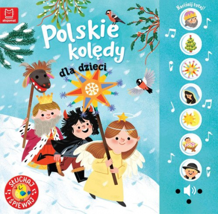 Polskie kolędy dla dzieci. Słuchaj i śpiewaj - Anna Podgórska | okładka