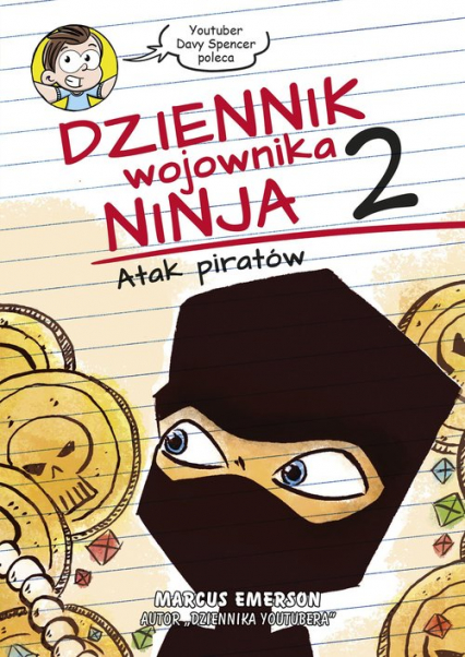 Dziennik wojownika ninja 2 Atak piratów - Marcus Emerson | okładka