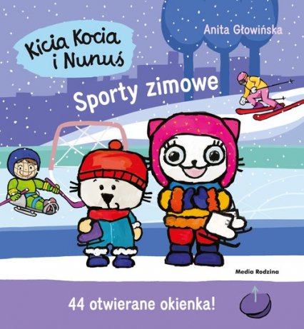 Kicia Kocia i Nunuś Sporty zimowe - Anita Głowińska | okładka