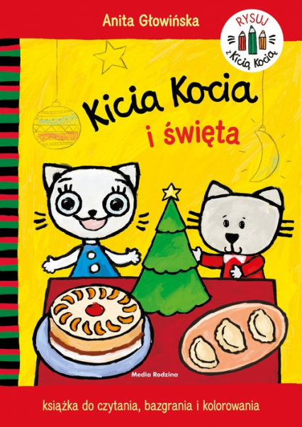 Kicia Kocia i święta Kolorowanka - Anita Głowińska | okładka