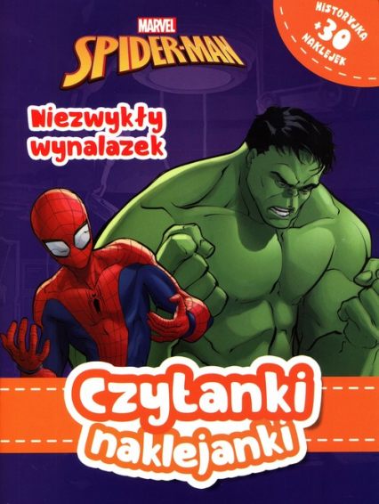 Czytanki naklejanki Niezwykły wynalazek Marvel Spider-Man - Praca zbiorowa | okładka