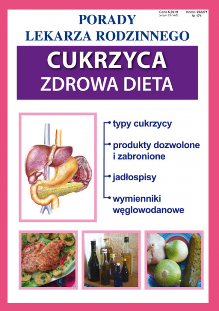 Cukrzyca Zdrowa dieta Porady Lekarza Rodzinnego 171 -  | okładka