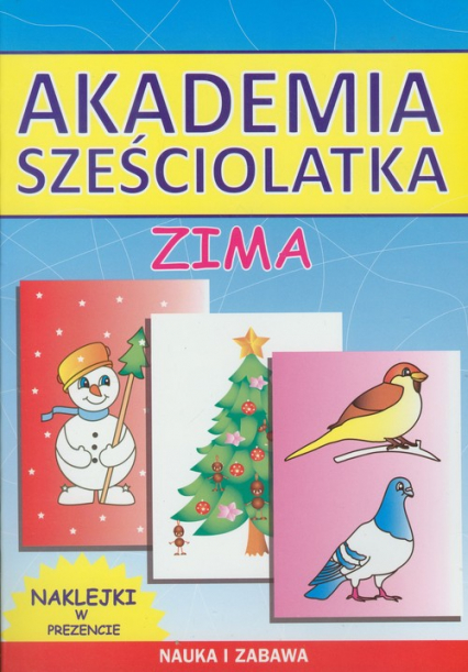 Akademia sześciolatka Zima Nauka i zabawa - Beata Guzowska | okładka
