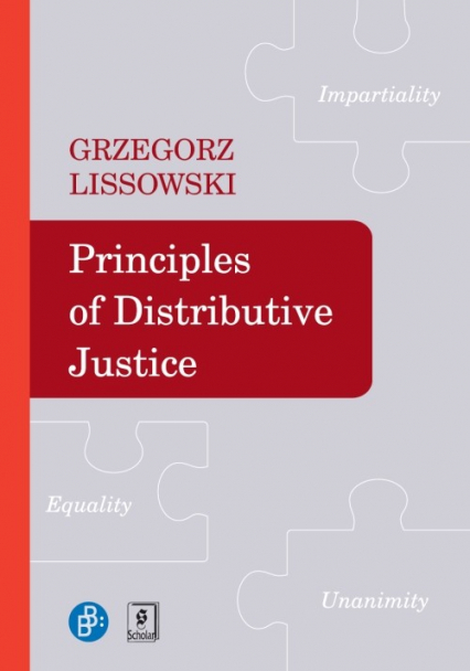 Principles of Didtributive Justice - Grzegorz Lissowski | okładka