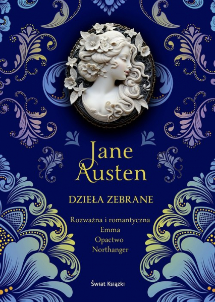 Dzieła zebrane Rozważna i romantyczna / Emma / Opactwo Northanger (elegancka edycja) - Jane Austen | okładka